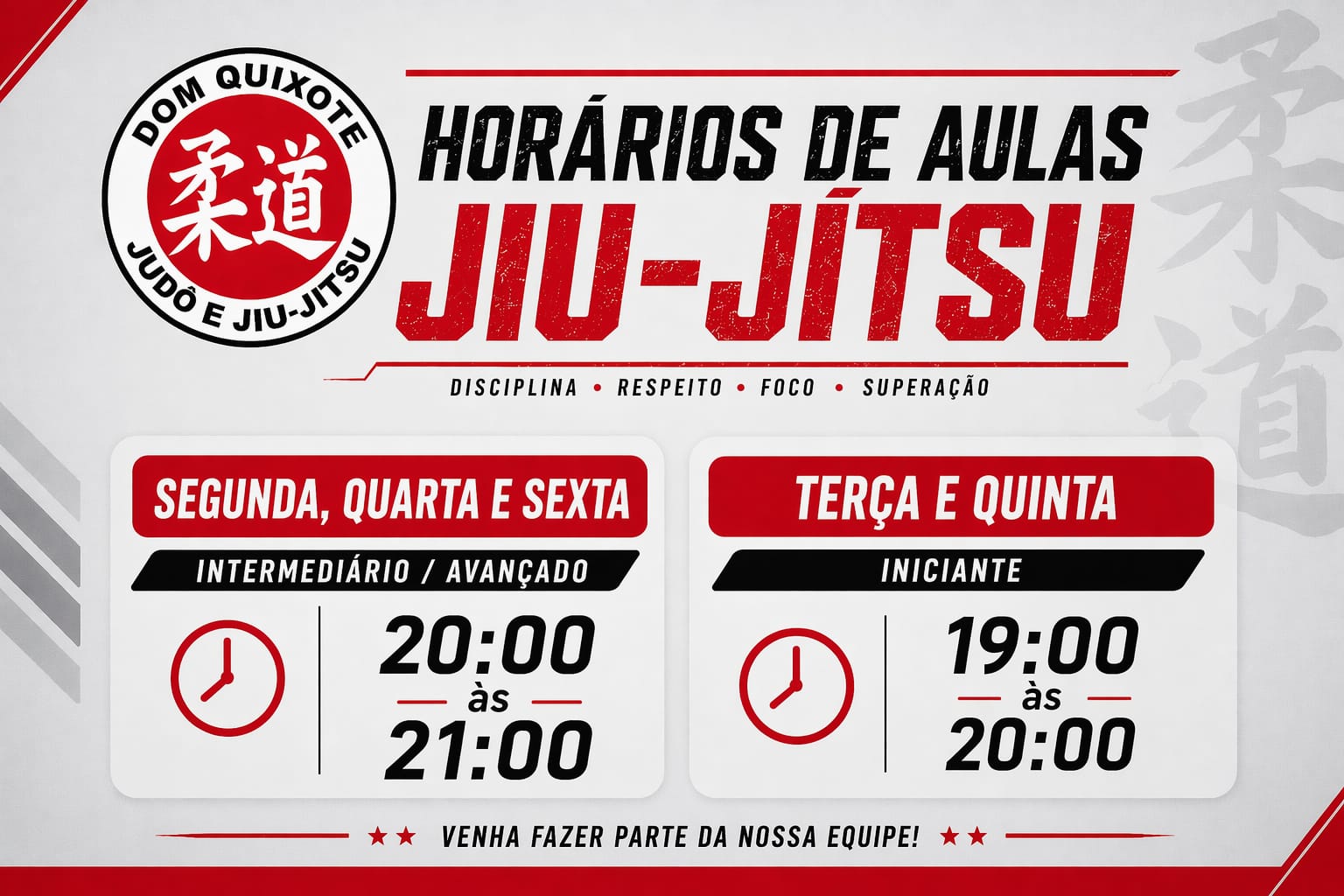 Leia mais sobre o artigo HORÁRIOS ATUALIZADOS