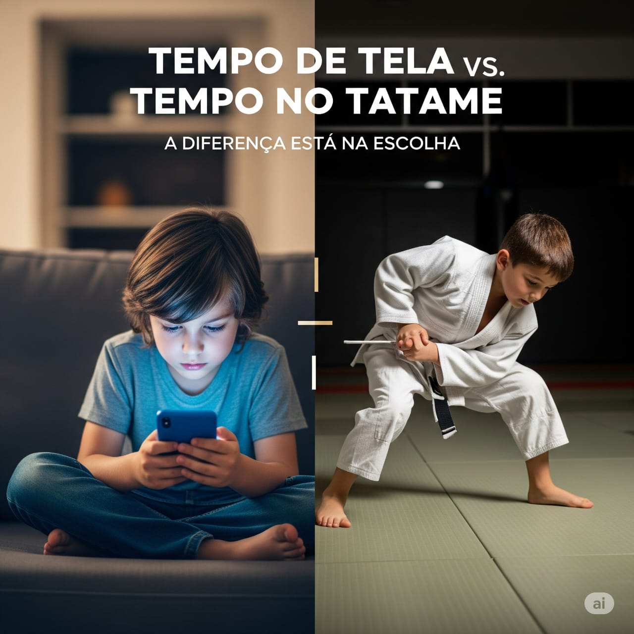 TEMPO DE TELA vs. TEMPO NO TATAME